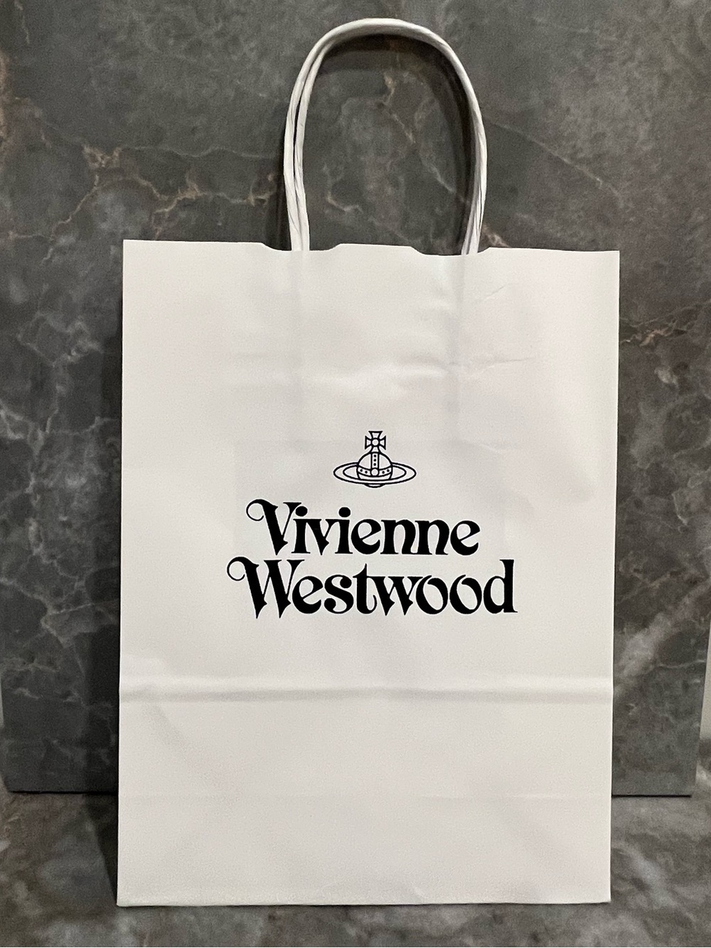 $2/ Vivienne Westwood White Paper Gift Bag Tote